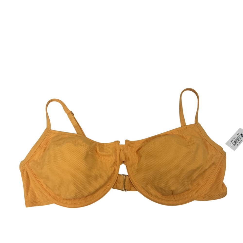 Old Navy Women 2X Orange Swim Top Padded Underwire Adj Straps New Tags